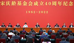 汪洋出席中国宋庆龄基金会成立40周年纪念大会并讲话