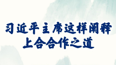 习近平主席这样阐释上合合作之道